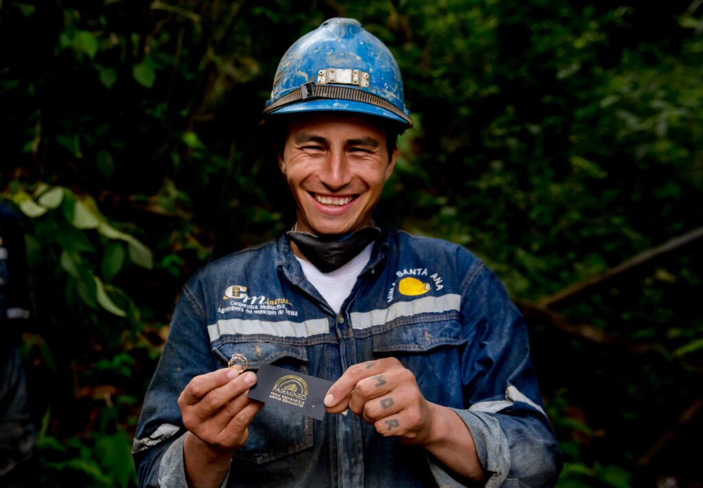 Fairmined Gold Miner Colombia