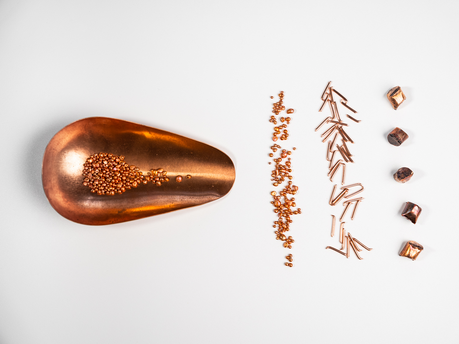 red gold in various designs