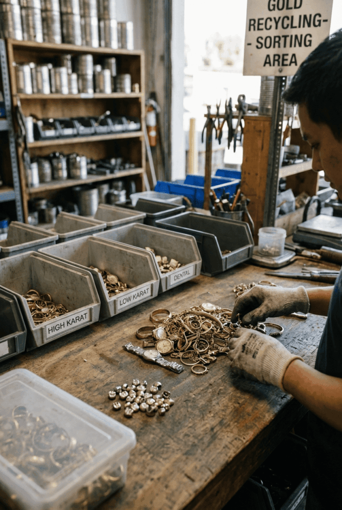 process of gold recycling