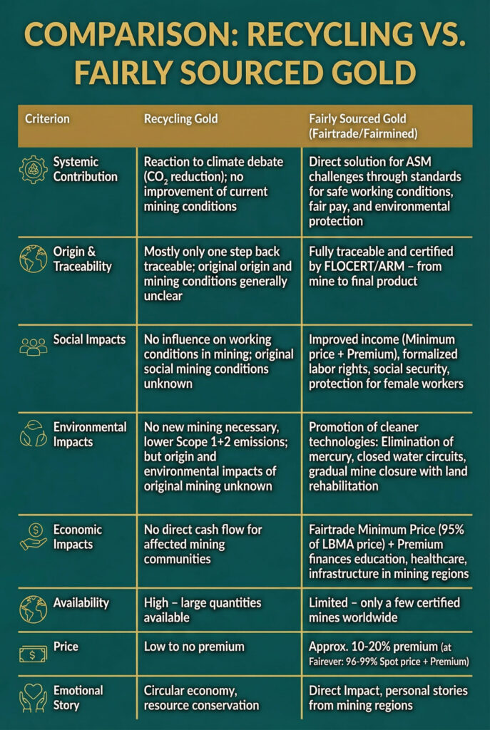 recycling gold vs fair gold-en